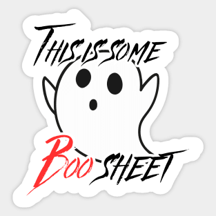 This is Some Boo Sheet Funny Halloween Ghost Gift Sticker